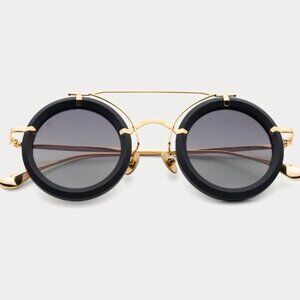 James Oro MATTE BLACK GOLD ALCHEMIST Sunglasses - Never Worn